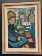 “Figure and Bottle ” by Gösta Falck