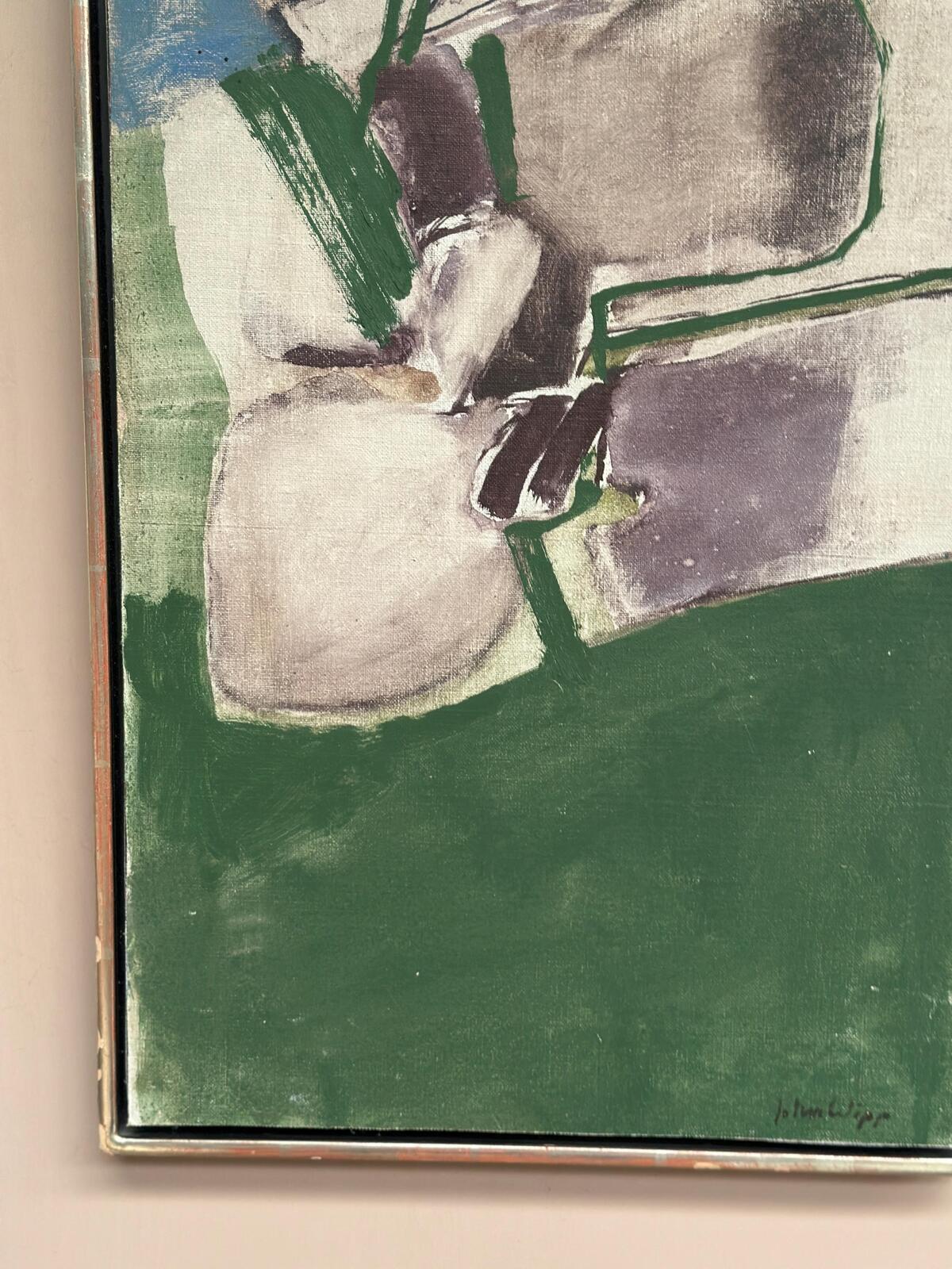 “Abstract” by John Wipp (1927–2005)