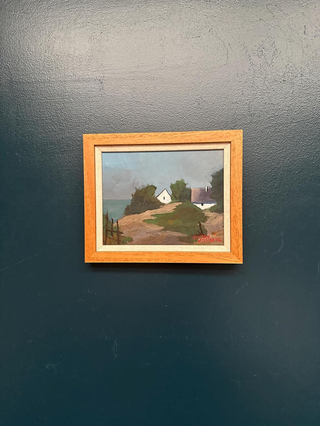 “Coastal Village” by Gustav Tenberg