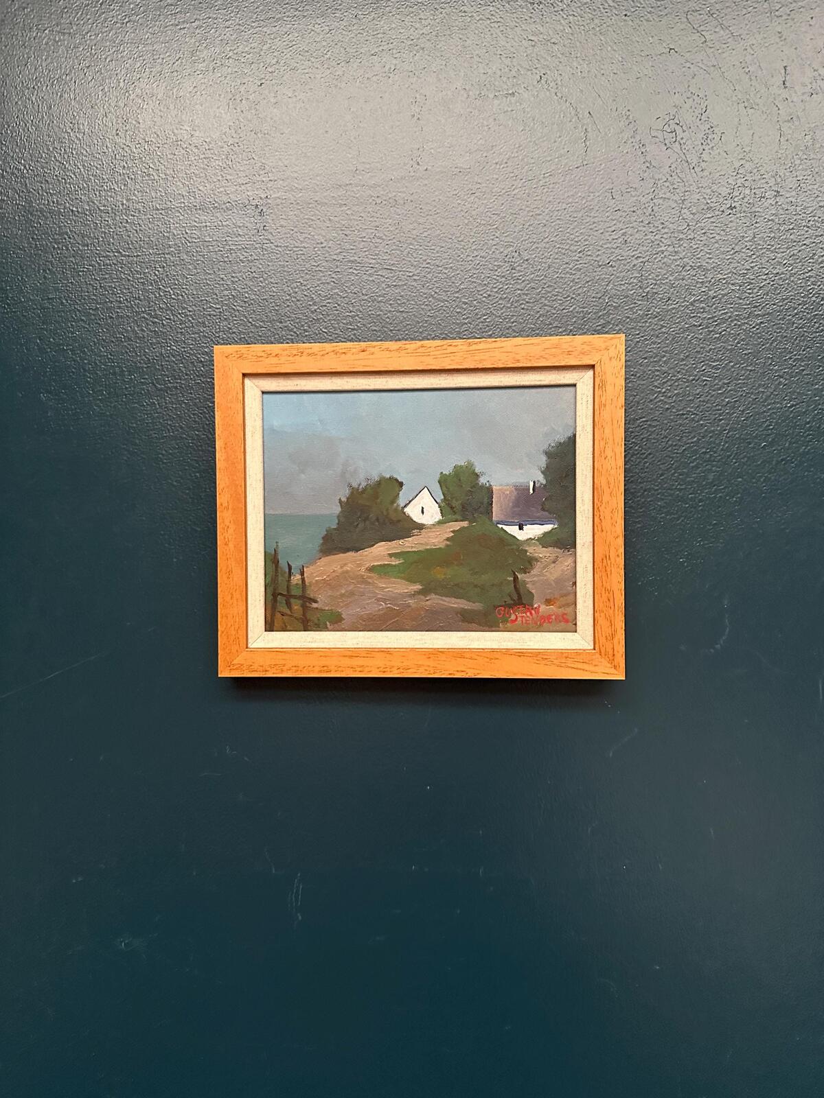 “Coastal Village” by Gustav Tenberg