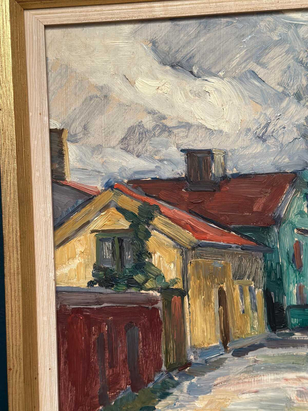 “Street with Houses” by Jan Hatvani