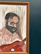 “Musician with Guitar” by Karin Larsson