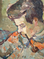 “Man Reading Book” by Rune Person