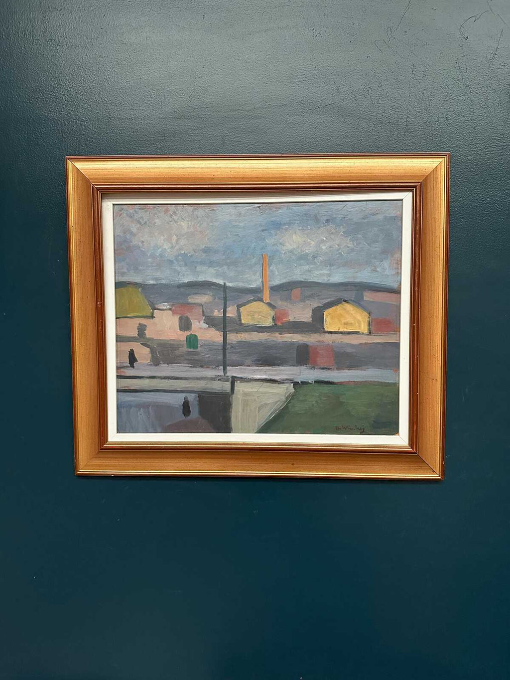 “Buildings and Chimney” by Åke Winnberg