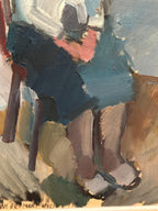 “Seated Woman” by Gösta Stawåsen