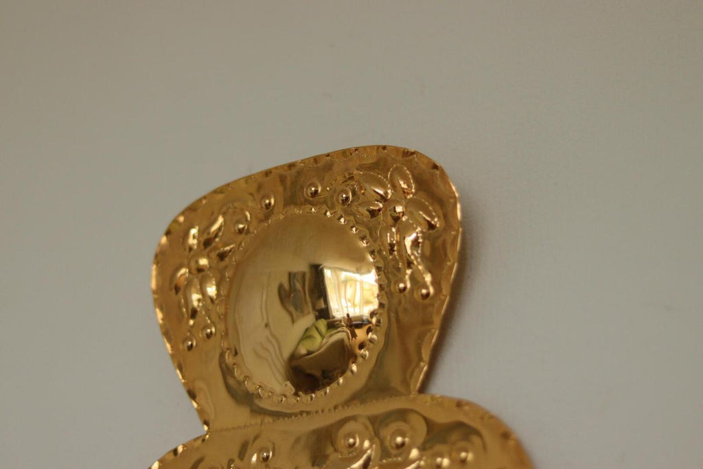 Pair Of Mid Century Swedish Brass Sconces