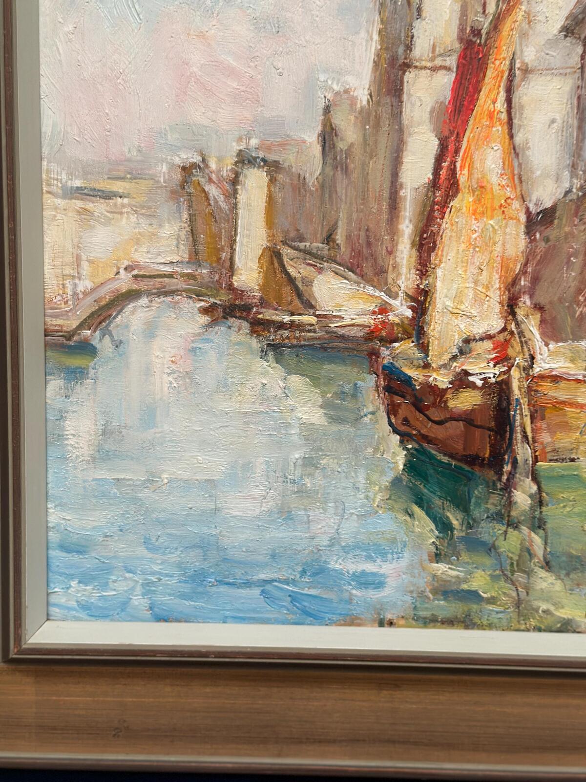 “Motif with Boats” by Knut Norman