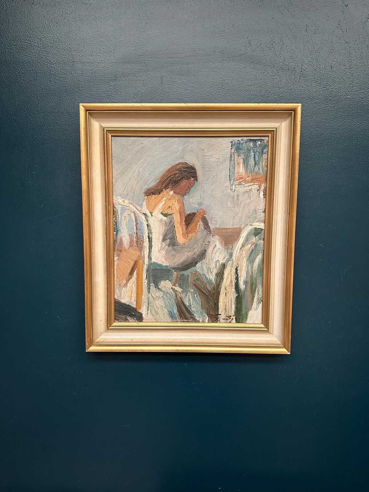 “Portrait of a Woman” by Gustaf Sjöö