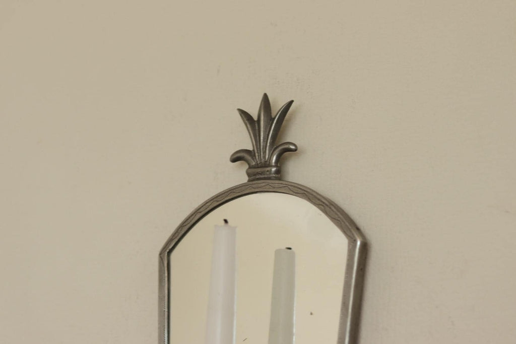 1926's Pair of Early Century Swedish Grace style sconces by  Nils Erik NORDSTRÖMS TENNVERKSTAD