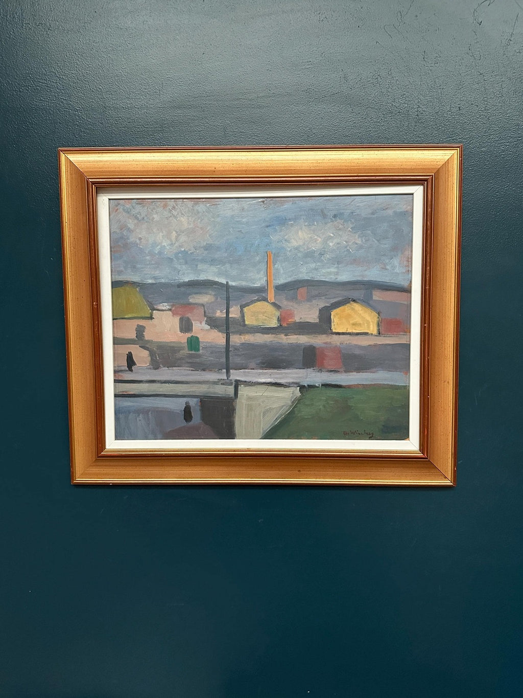“Buildings and Chimney” by Åke Winnberg