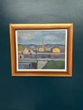“Buildings and Chimney” by Åke Winnberg