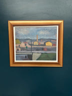 “Buildings and Chimney” by Åke Winnberg