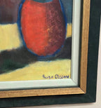 “Tulips in Blue Vase” by Hugo Olsson
