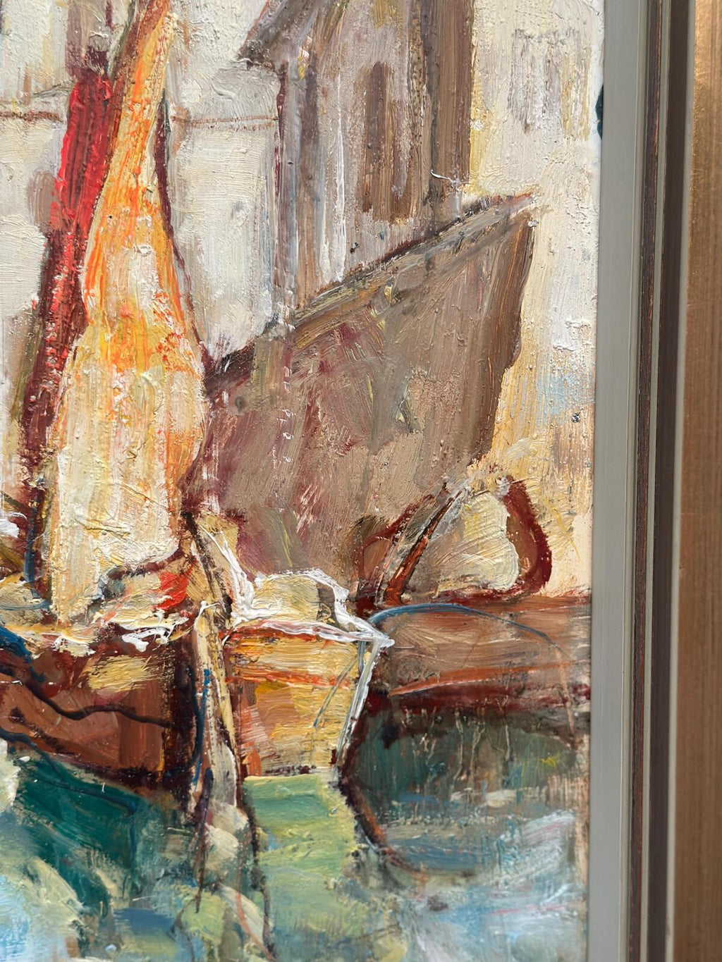 “Motif with Boats” by Knut Norman