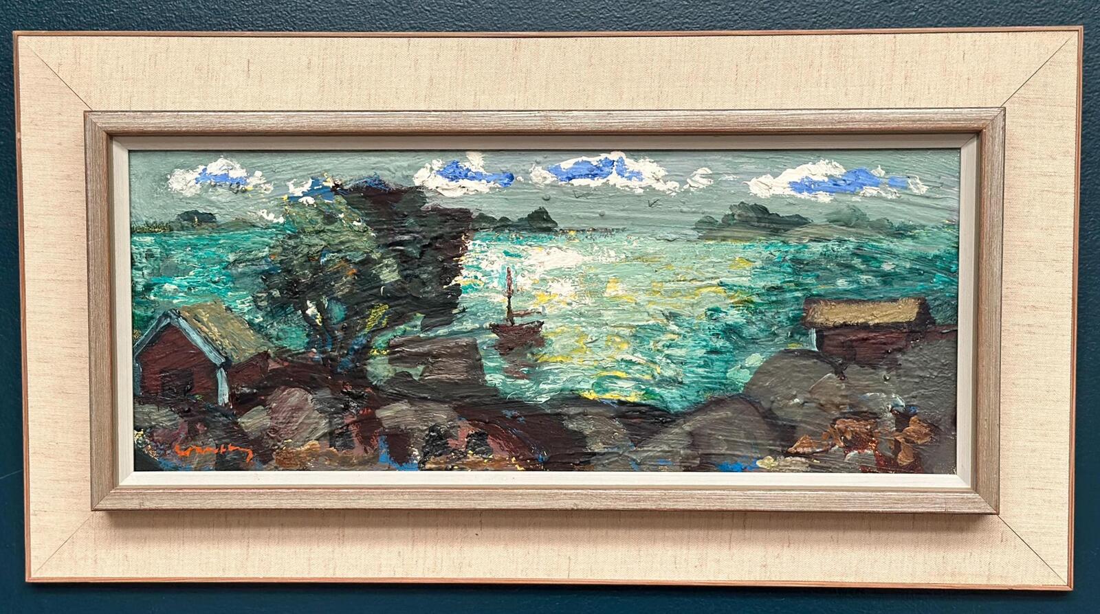 “Coastal Village” by Bertil Wahlberg