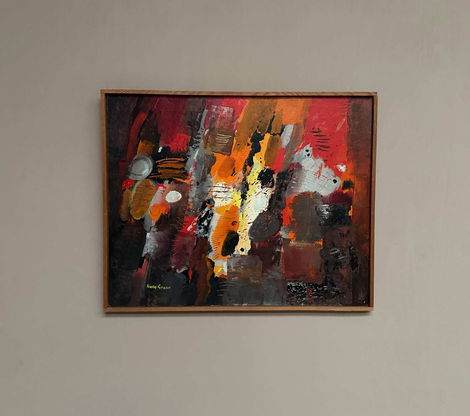“Composition” by Kulo Green (1913–1972)