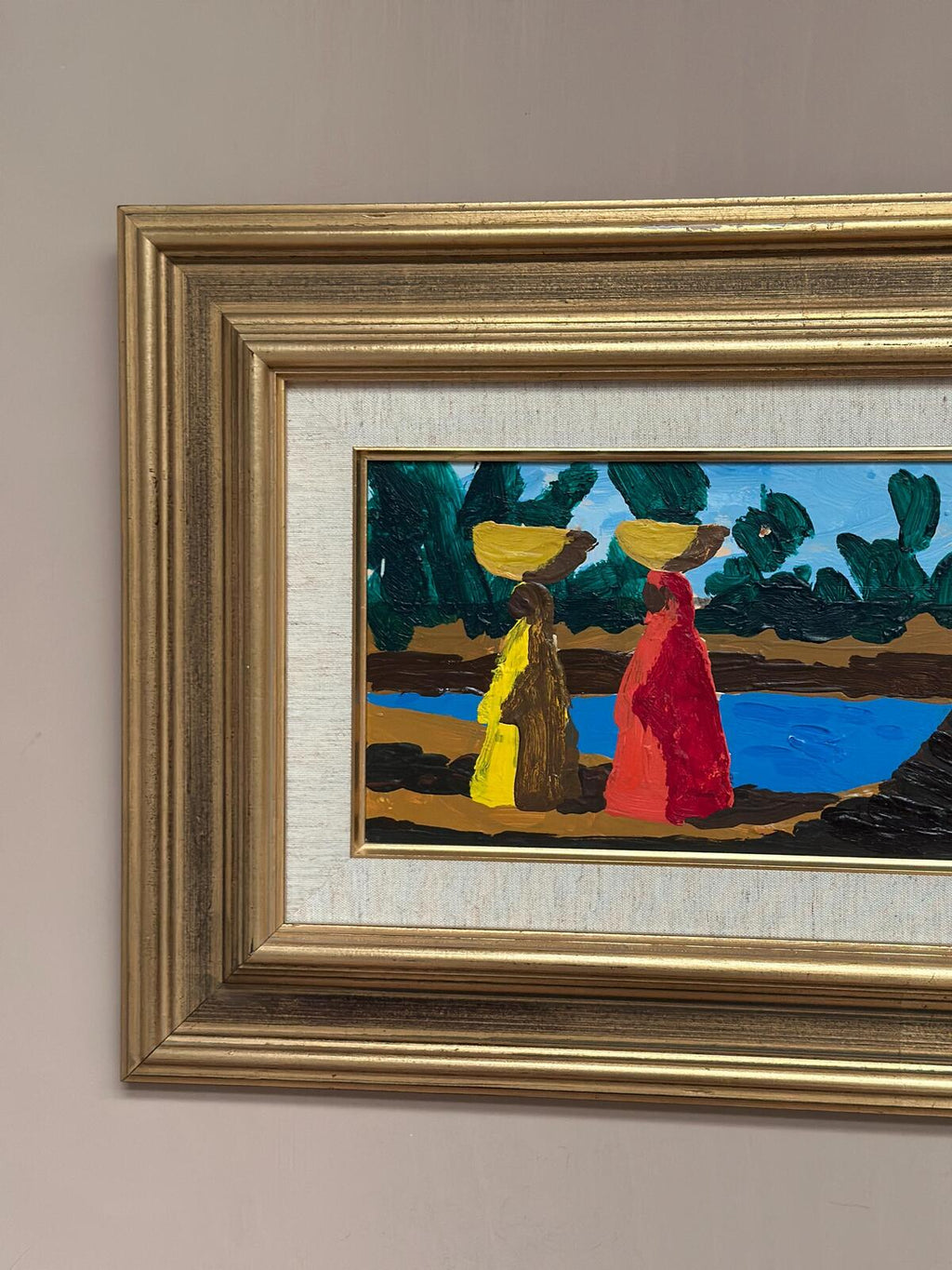 “Female Figures by a Stream” Attributed to Lars Norrman