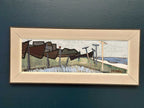 “Coastal Landscape with Beached Boats” by Ivar Ekelund (1908–2002)