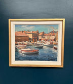 “Boats in the Harbor” by Ellis Wallin