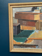 “Cubist Rooftops” by Gustav Adolf Johansson