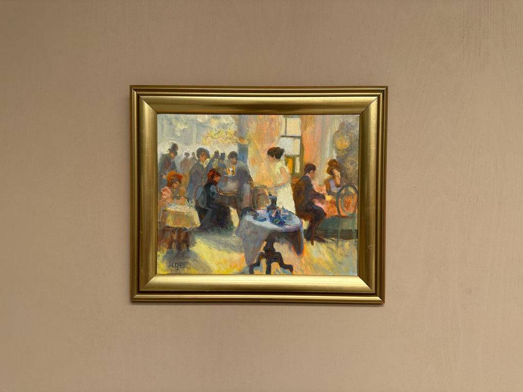 “Café Interior” by Don Hughes