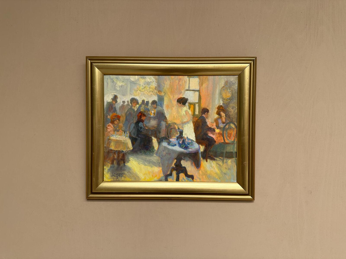“Café Interior” by Don Hughes