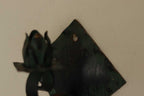 Pair of Vintage Metal/Brass Swedish Verdigris Sconces