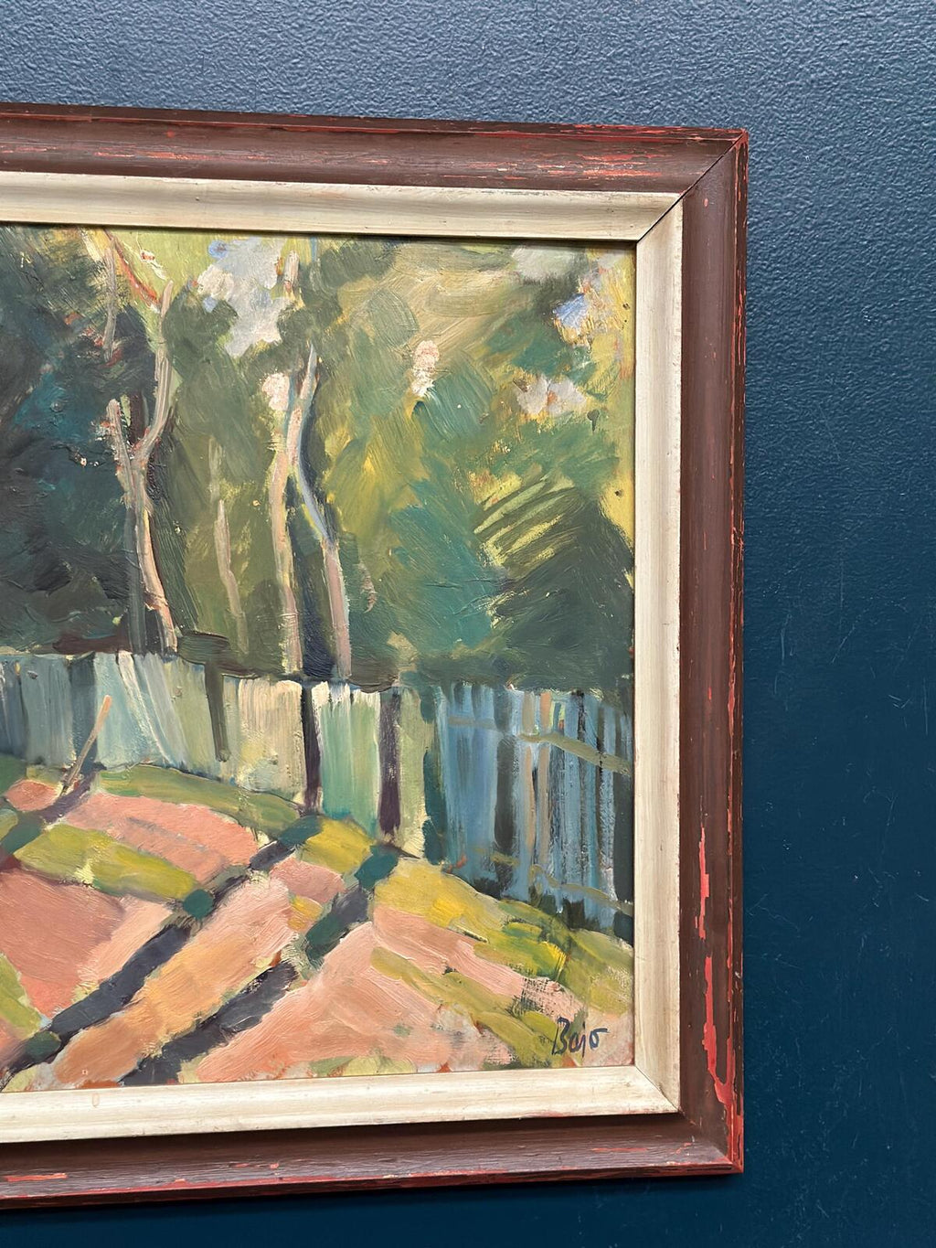 “Landscape with Fence” by Bajo
