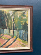 “Landscape with Fence” by Bajo