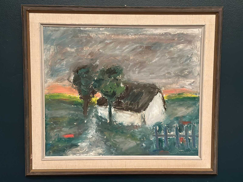“Landskap med hus” by Kai Nielsen