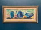 “Kattle Bowl and Glass” by Louis Zelig