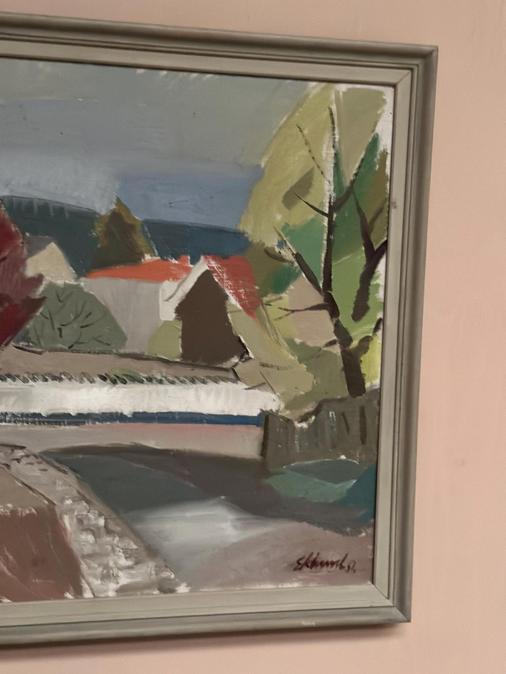 “Landscape” by Bengt Eklund (1916–1989)