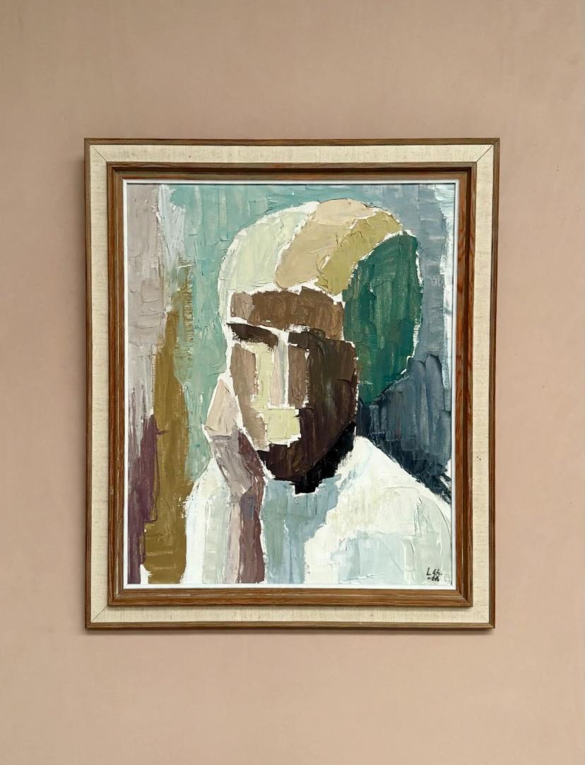 “Cubist Portrait” by Liisa Chaudhuri