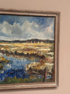 “Marsklandskap från Ribe” by Niels Mandrup Bruun (1918–1993)
