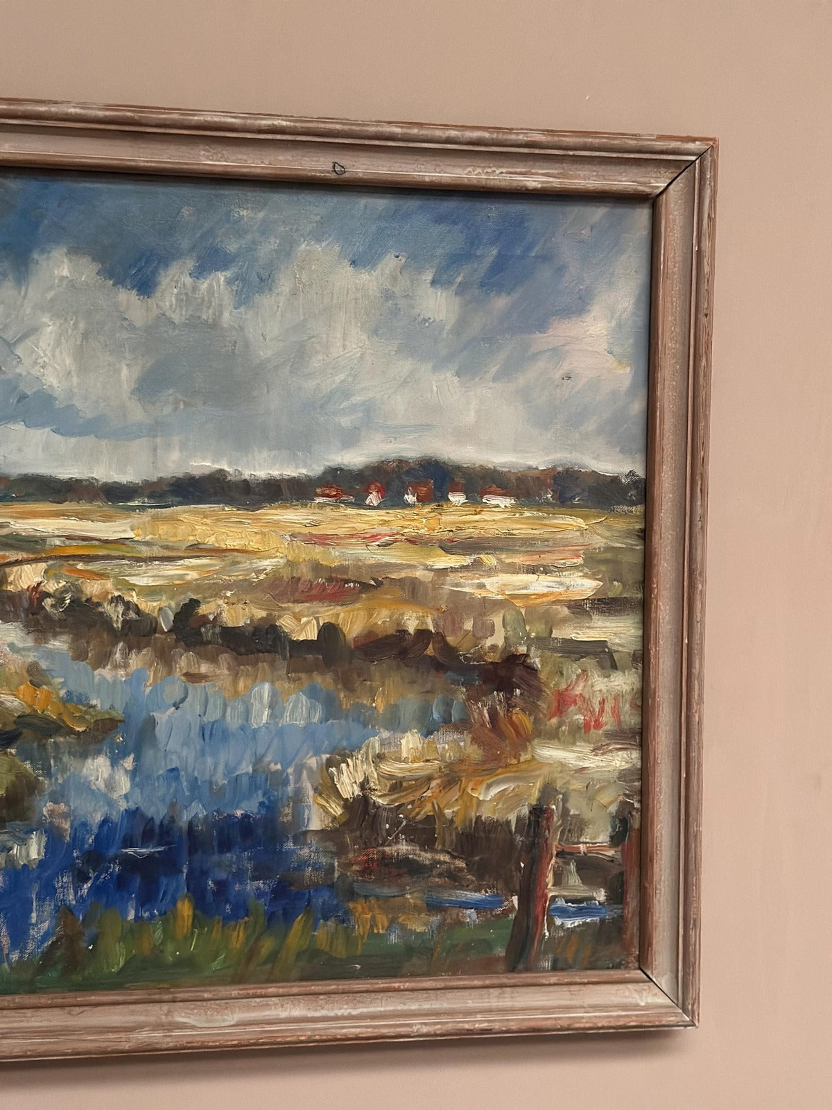“Marsklandskap från Ribe” by Niels Mandrup Bruun (1918–1993)