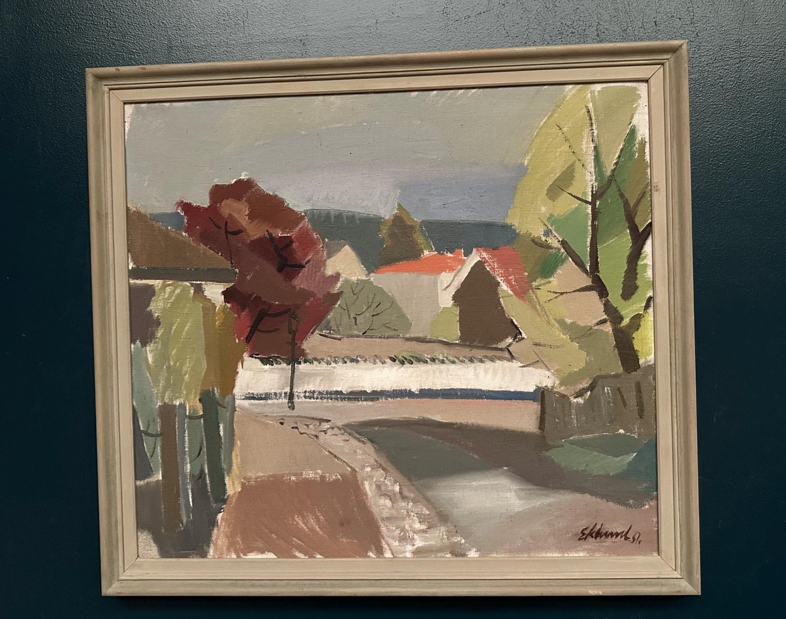 “Landscape” by Bengt Eklund (1916–1989)