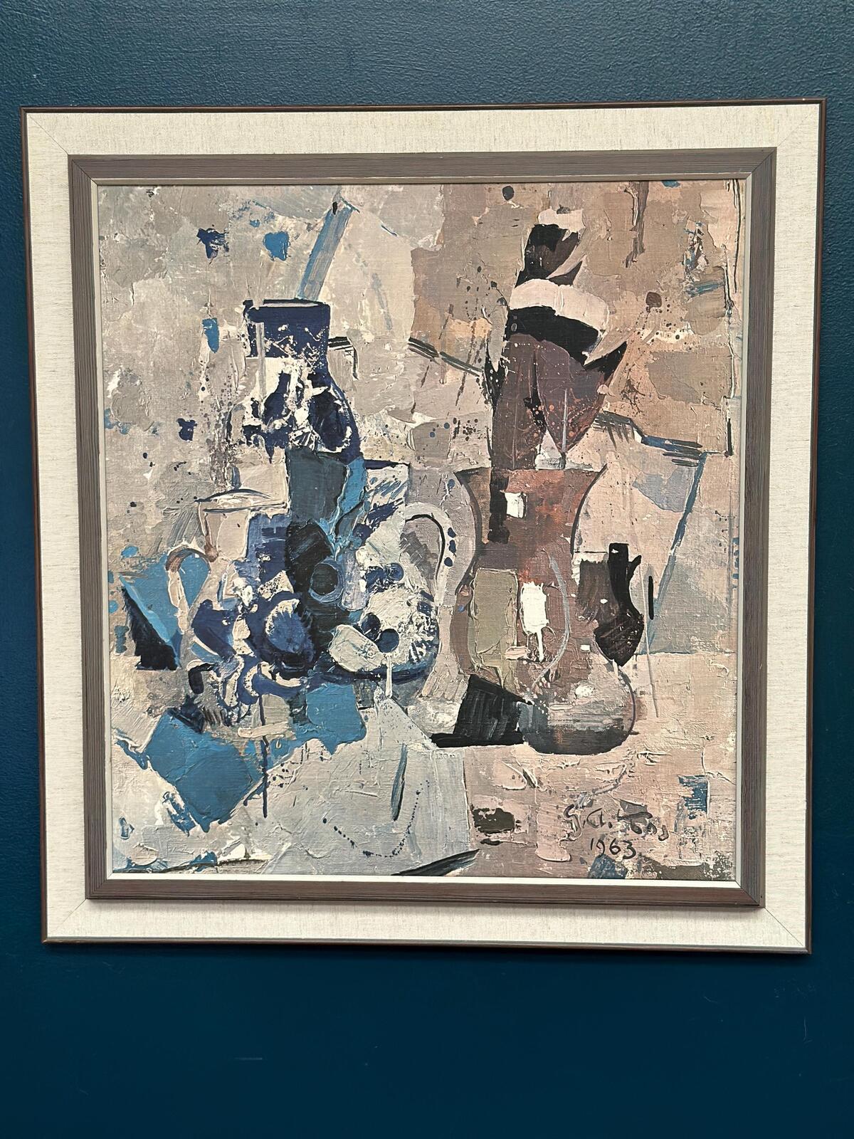 “Still Life with Blue Vase” by Gojmir Anton Kos