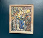“Flowers in Blue Vase” by Sven Age