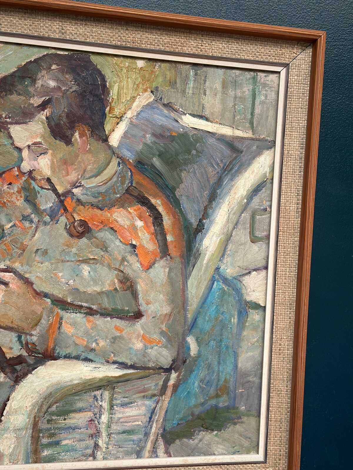 “Man Reading Book” by Rune Person