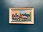 “Boats in Fishing Village” by Louis Zelig (1922–1993)