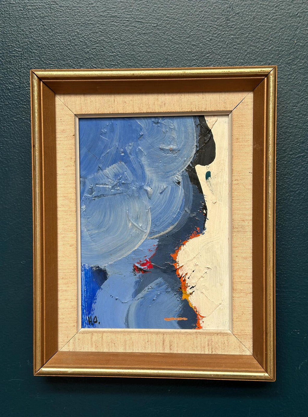 “Abstract in Blue” by Hans Oswald