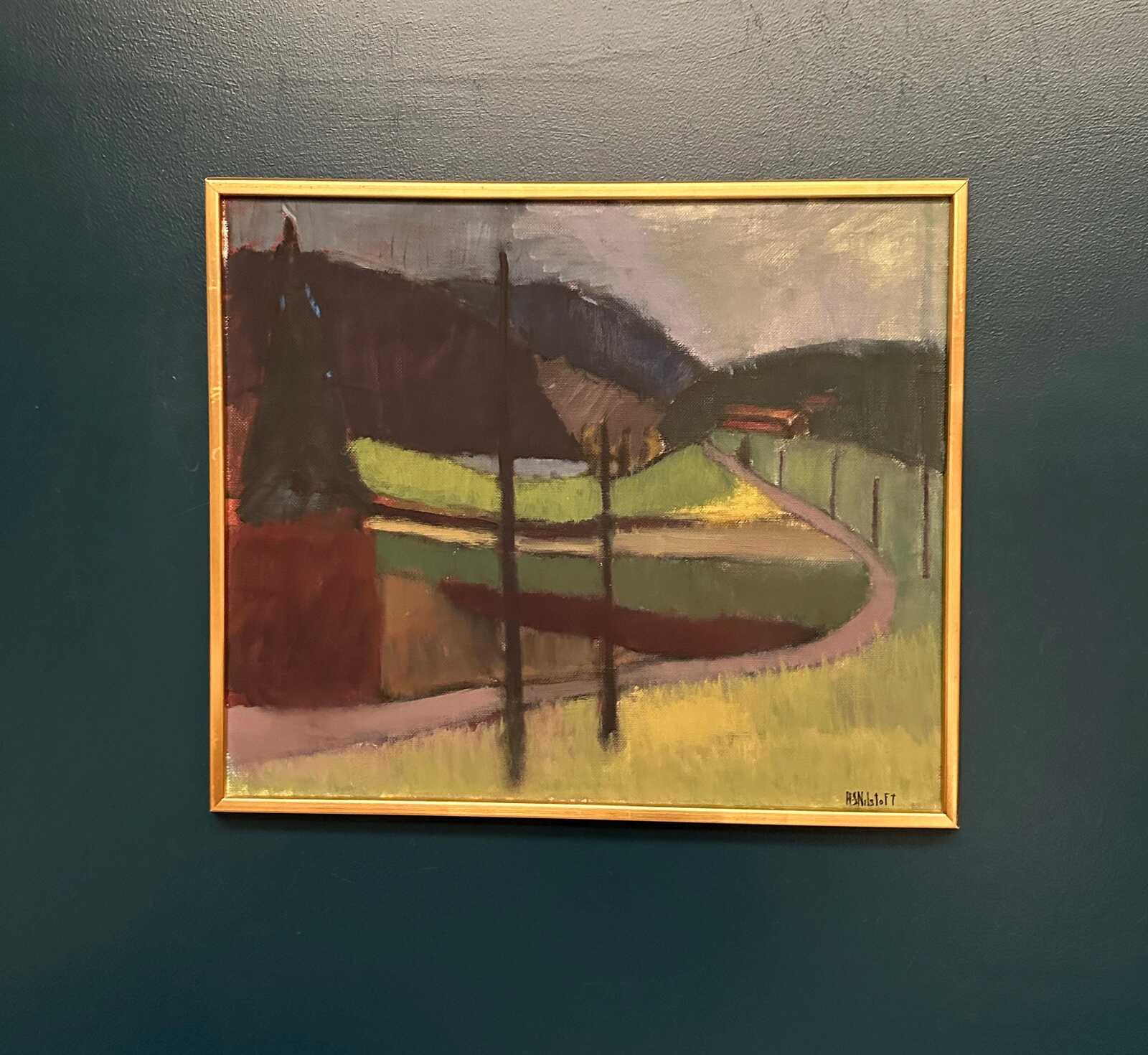 “Landscape” by Anna‑Stina Lorentze Nilstoft (1928–2017)