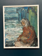 “Figure by the Harbor” by Einar Emland