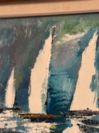 “Sailboats” by Bertil Thorell (1908–1984)