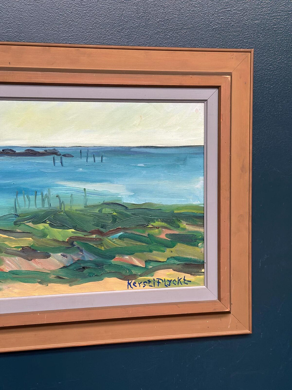 “Coastal Landscape” by Kersti Flyckt (1925–2009)
