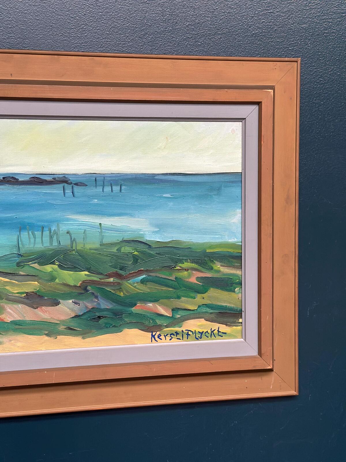 “Coastal Landscape” by Kersti Flyckt (1925–2009)