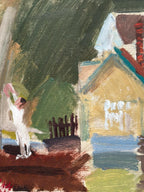 “Fishing Village” by Gösta Stawåsen