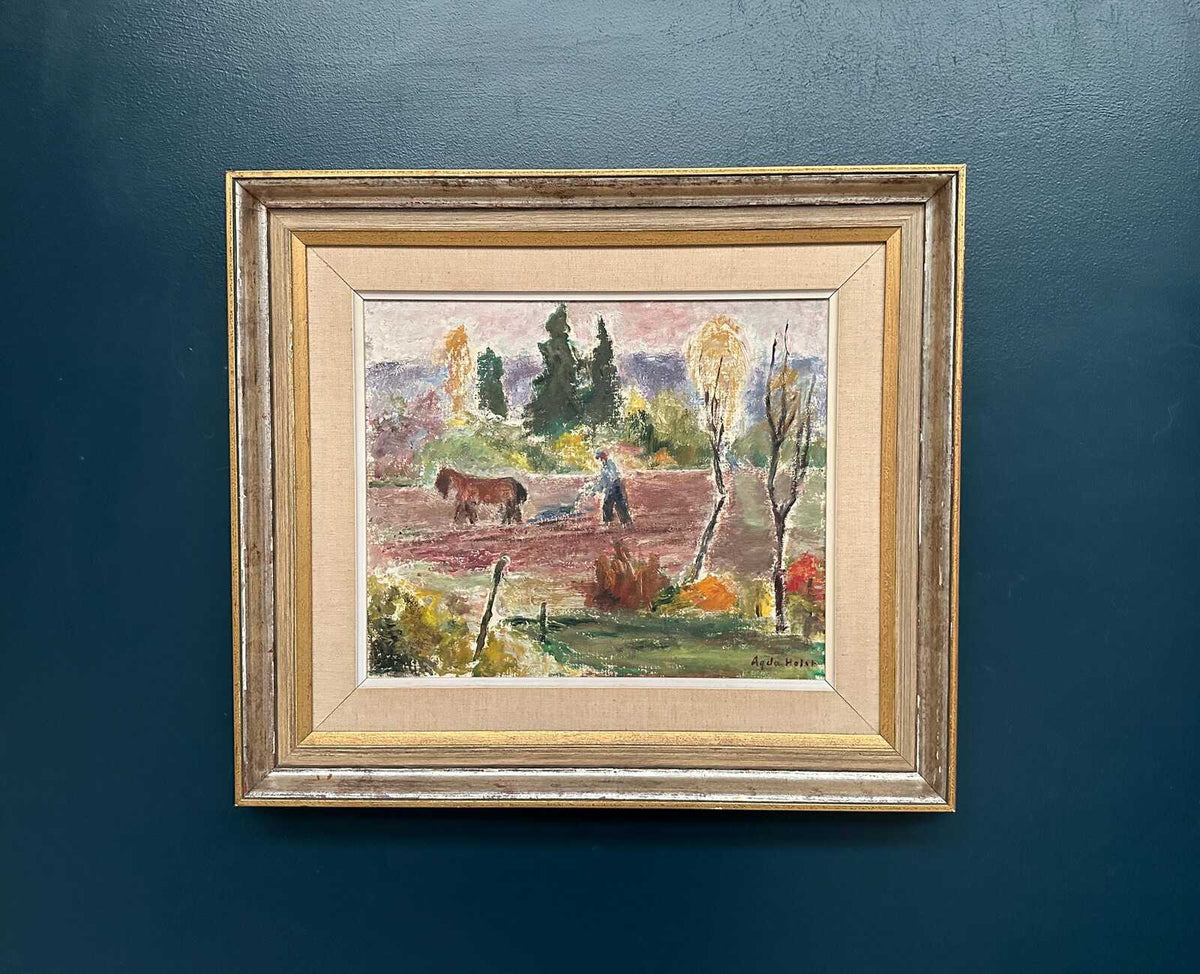 “Spring Plowing” by Agda Holst