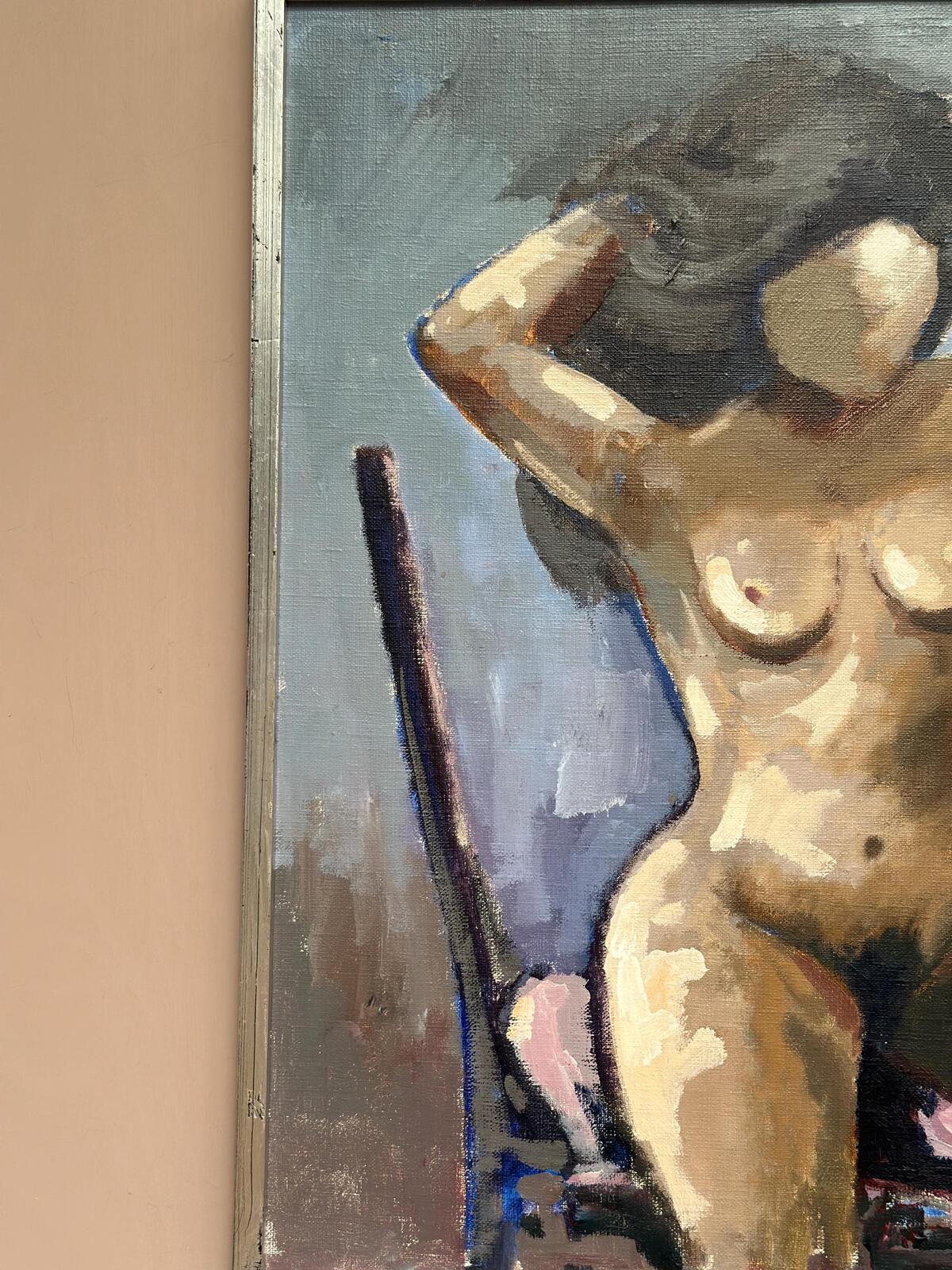“Model on Chair” by Sven Erik Lund