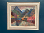 “Färgstarkt landskap” by Gustaf Börtner 1946